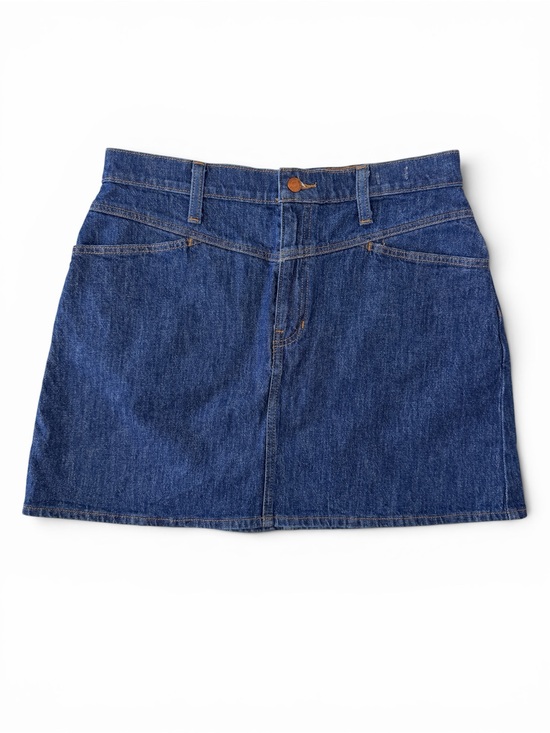 Madewell Dresses & Skirts - Madewell Dark Blue Stretch Denim A-Line Mini Skirt Women’s size 29